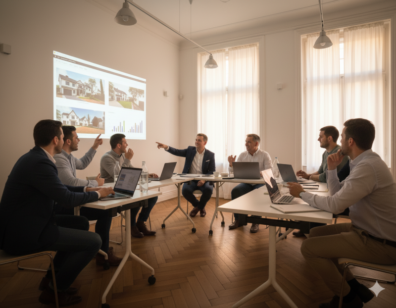 Louez un lieu pour séminaire conçu pour agence immobilière recherchant un cadre élégant et distinctif pour valoriser ses réunions d’équipe au Havre