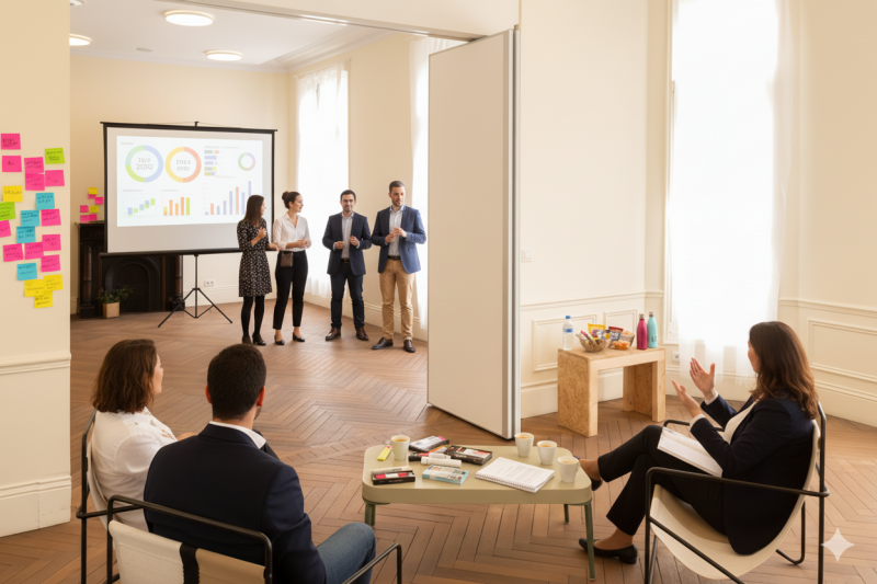 Location de lieu pour team building pensée pour équipes commerciales au Havre